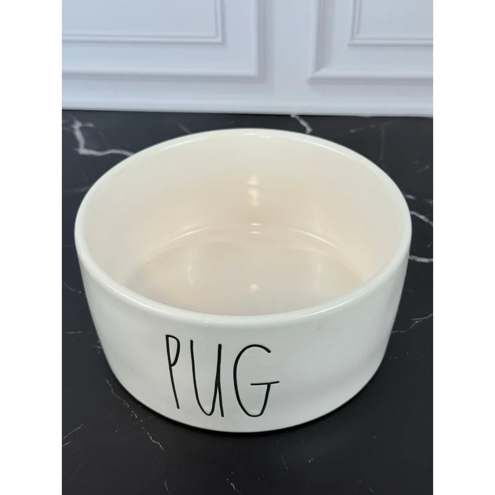 Rae Dunn Ceramic Pet Bowl 